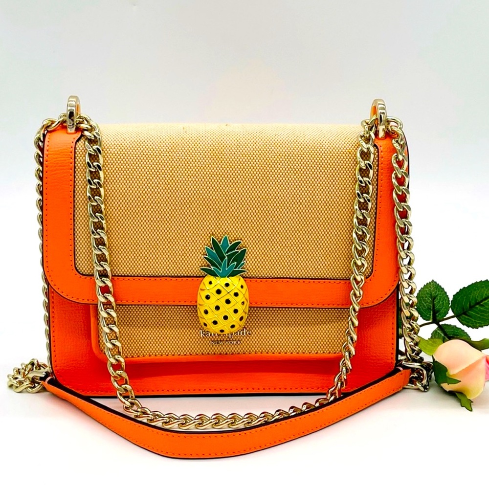 Kate Spade Remi pineapple  chain crossbody